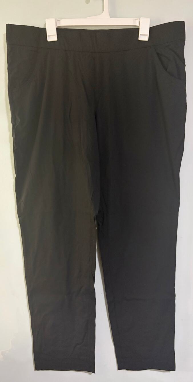 Columbia Anytime Casual Pull-On Pants Black XXL Omni-Shield UPF 50
